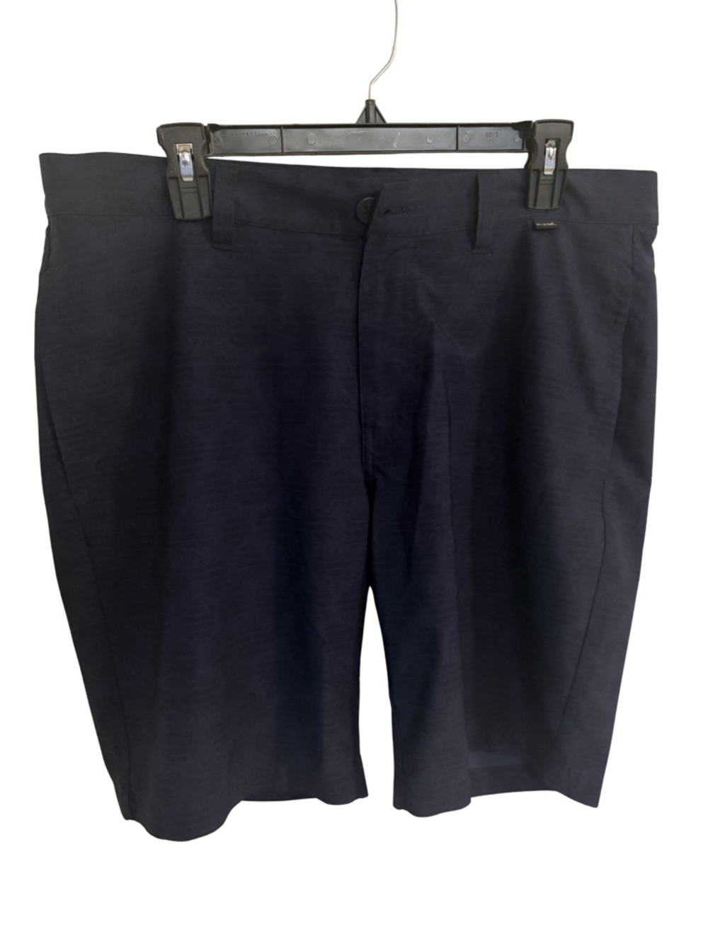 Travis Mathew Men's Navy Chino Shorts Polyester Button Pockets Flat Front Summer